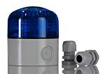 RS PRO Blue LED Beacon, 12 → 24 V ac/dc, IP65, Base Mount, 100dB at 1 Metre