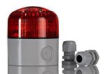 RS PRO Red LED Beacon, 12 → 24 V ac/dc, IP65, Base Mount, 100dB at 1 Metre