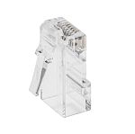 RS PRO Male RJ45 Connector, Cat6 Straight 1 Port 8P8C -Way