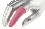 RS PRO Pink Latex Finger Cots, Size 9, Large, 100 per pack