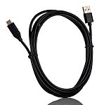 RS PRO USB 2.0 Cable, Male USB C to Male USB A Cable, 3m