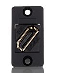 RS PRO 35.5 mm x 19 mm x 31 mm 1 Way Female to Female Feedthrough HDMI Connector 40 V ac