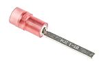 RS PRO Insulated Crimp Blade Terminal 18mm Blade Length, 0.5mm² to 1.5mm², 22AWG to 16AWG, Red