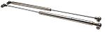 RS PRO Stainless Steel Gas Struts, with Ball & Socket Joint, 476.0mm Extended Length, 200.0mm Stroke Length