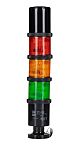 RS PRO Amber, Green, Red Signal Tower, 3 Lights, 24V, Screw Mount