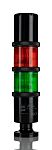 RS PRO Green/Red Signal Tower, 4 Lights, 240 V ac, Screw Mount