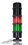 RS PRO Green/Red Signal Tower, 12 Lights, 240 V ac, Screw Mount