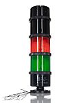 RS PRO Green/Red Signal Tower, 12 Lights, 12 → 24 v ac/dc, Screw Mount