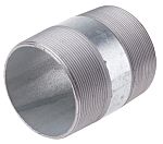RS PRO Galvanised Malleable Iron Fitting Barrel Nipple, Male BSPT 3in to Male BSPT 3in