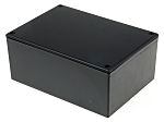 RS PRO Black ABS Enclosure, Black Lid, 177.8 x 127 x 76.2mm