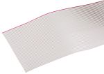 RS PRO Flat Ribbon Cable, 37-Way, 1.27mm Pitch, 5m Length