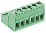 Phoenix Contact, 5.08mm Pitch, CLASSIC COMBICON IC, 6 Way, , Pluggable Terminal Block, Inverted Plug, Cable Mount,