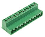 Phoenix Contact, 5.08mm Pitch, CLASSIC COMBICON IC, 12 Way, , Pluggable Terminal Block, Inverted Plug, Cable Mount,
