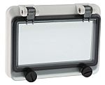 RS PRO Grey Polycarbonate IP67 Inspection Window for use with 46277-3, DIN 43880