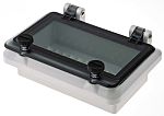 RS PRO Grey Polycarbonate IP44 Inspection Window for use with 46277-3, DIN 43880