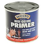 Hammerite 250ml Kırmızı Astar Boyası, Teneke Kutu, Fırçalar, Rulo, Sprey Uygulamaları İçin