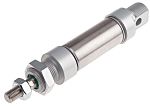 RS PRO Pneumatic Roundline Cylinder - 25mm Bore, 25mm Stroke, ISO 6432 Series, Double Acting