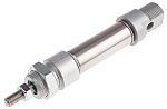 RS PRO Pneumatic Piston Rod Cylinder - 20mm Bore, 25mm Stroke, ISO 6432 Series, Double Acting