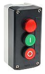 Schneider Electric Spring Return Enclosed Push Button, Polycarbonate, I, O, IP66, IP67, IP69K