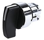 Schneider Electric Harmony XB4 Series 3 Position Selector Switch Head, 22mm Cutout, Black Handle