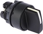 Schneider Electric ZB5 Series 2 Position Selector Switch Head, 22mm Cutout, Black Handle