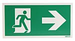 Plastic Emergency Exit Right Non-Illuminated Emergency Exit Sign