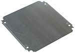 Schneider Electric S3D, CRN, S3X, PLM, S57 Series Sheet Steel Galvanised Mounting Plate, 250mm H, 2mm W, 250mm L for