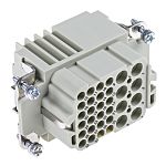 HARTING Heavy Duty Power Connector Insert, 16A, Female, Han Com, Han HSC, Han K Series, 32 Contacts