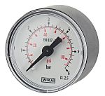 RS PRO Analogue Pressure Gauge 6bar Back Entry, With RS Calibration, 0bar min.