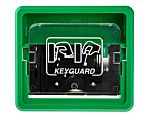 Požární hlásič, Odklápěcí plastové okno, Schránka na klíč Keyguard, Vnitřní, Zelená, materiál krabice: Plast, materiál