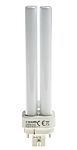 G24q-2 Quad Tube Shape CFL Bulb, 18 W, 4000K, Cool White Colour Tone