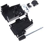 MH Connectors MHDSSK-T/P Series ABS Angled, Straight D Sub Backshell, 9 Way, Strain Relief