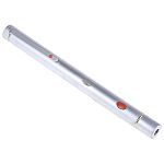 Slimline pen style silver laser pointer