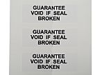 RS PRO Adhesive Pre-Printed Adhesive Label-Guarantee Broken-. Quantity: 180