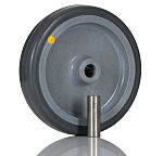 RS PRO Black Rubber Anti-Static Trolley Wheel, 60kg