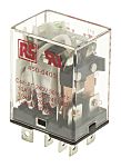 RS PRO Plug In Power Relay, 240V ac Coil, 10A Switching Current, DPDT