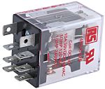 RS PRO Plug In Power Relay, 24V dc Coil, 10A Switching Current, DPDT