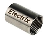 RS PRO Coupler, Conduit Fitting, 20mm Nominal Size, 316 Stainless Steel, Silver