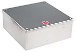 RS PRO 316 Stainless Steel Satin Adaptable Enclosure Box, 220mm x 220mm x 85mm