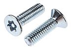 ZnPtsteel 6lobe csk head screw,M3.5x12mm