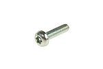 RS PRO Bright Zinc Plated Pan Steel Tamper Proof Security Screw, M3 x 12mm