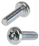 ZnPt steel tamperproof screw,M6x20mm