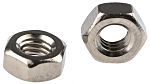 RS PRO, Nickel Plated Brass Hex Nut, DIN 934, M3.5