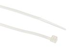 RS PRO Cable Ties, 100mm x 2.5 mm, Natural Nylon