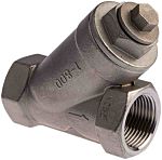S/steel Y strainer valve,1in BSPP F-F
