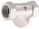 S/steel Y strainer,1 1/2in BSPP F-F