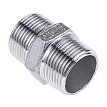 RS PRO Stainless Steel Pipe Fitting Hexagon Hexagon Nipple, Male R 3/4in x Male R 3/4in
