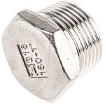 RS PRO Stainless Steel Pipe Fitting Hexagon Plug, Male R 1in
