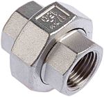 RS PRO Stainless Steel Pipe Fitting, Straight Octagon Union, Female G 1/2in x Female G 1/2in
