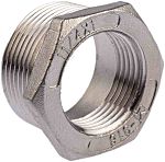 RS PRO Stainless Steel Pipe Fitting Hexagon Bush, Male R 1-1/4in x Female G 1in